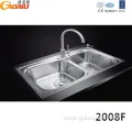 Easy to clean Pressed Two Bowl Kitchen Sink